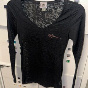 Wynn Encore Las Vegas  black long sleeve top